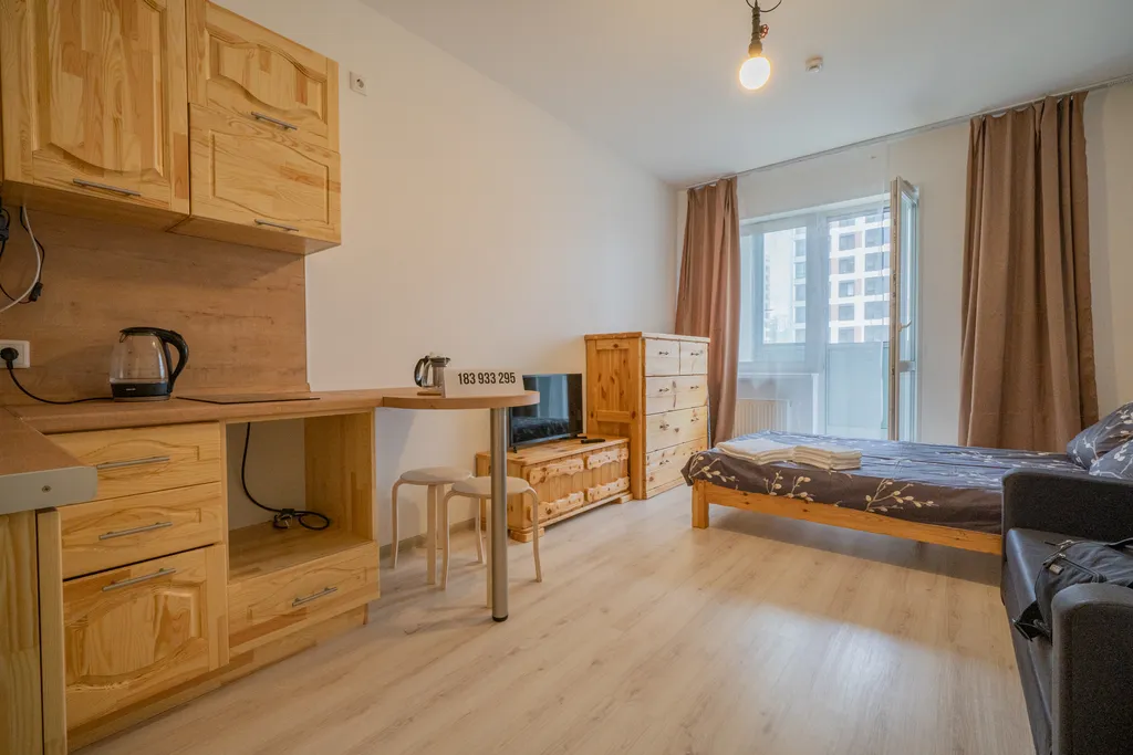 Квартира Квартира Уютная студия с возможностью размещения четверых гостей — Санкт-Петербург