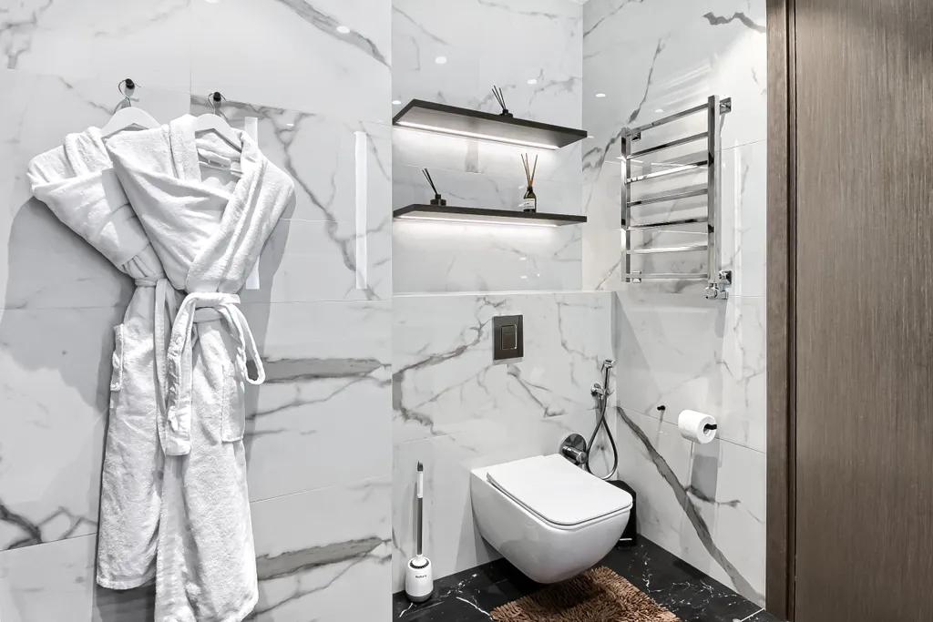 Нежная студия с видом на Москва Сити, гостиничный сервис