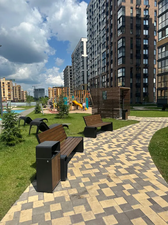 Прекрасная стильная квартира Инь янь