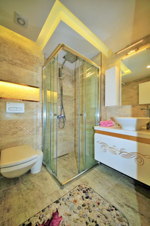 Двухкомнатная квартира в Алании, комплекс с аквапарком