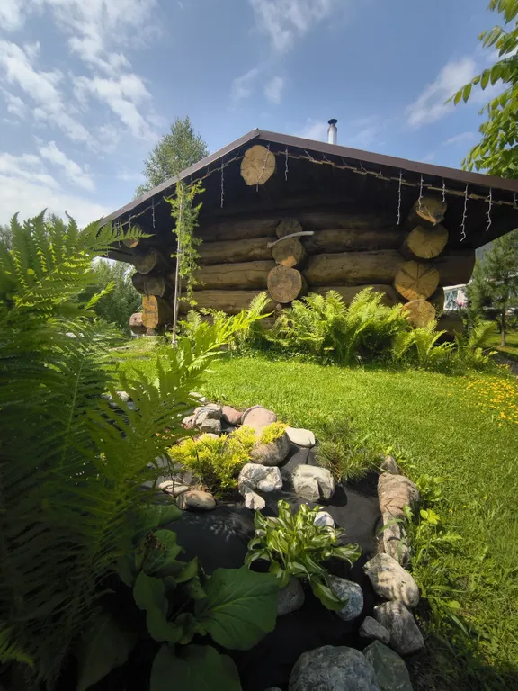 Кедровый коттедж на берегу Катуни