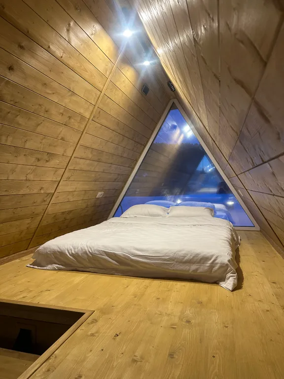 Первый, уютный дом A Frame