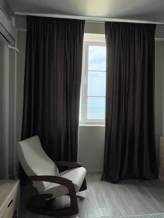 Уютная квартира с видом на море, первая береговая линия, евродвушка