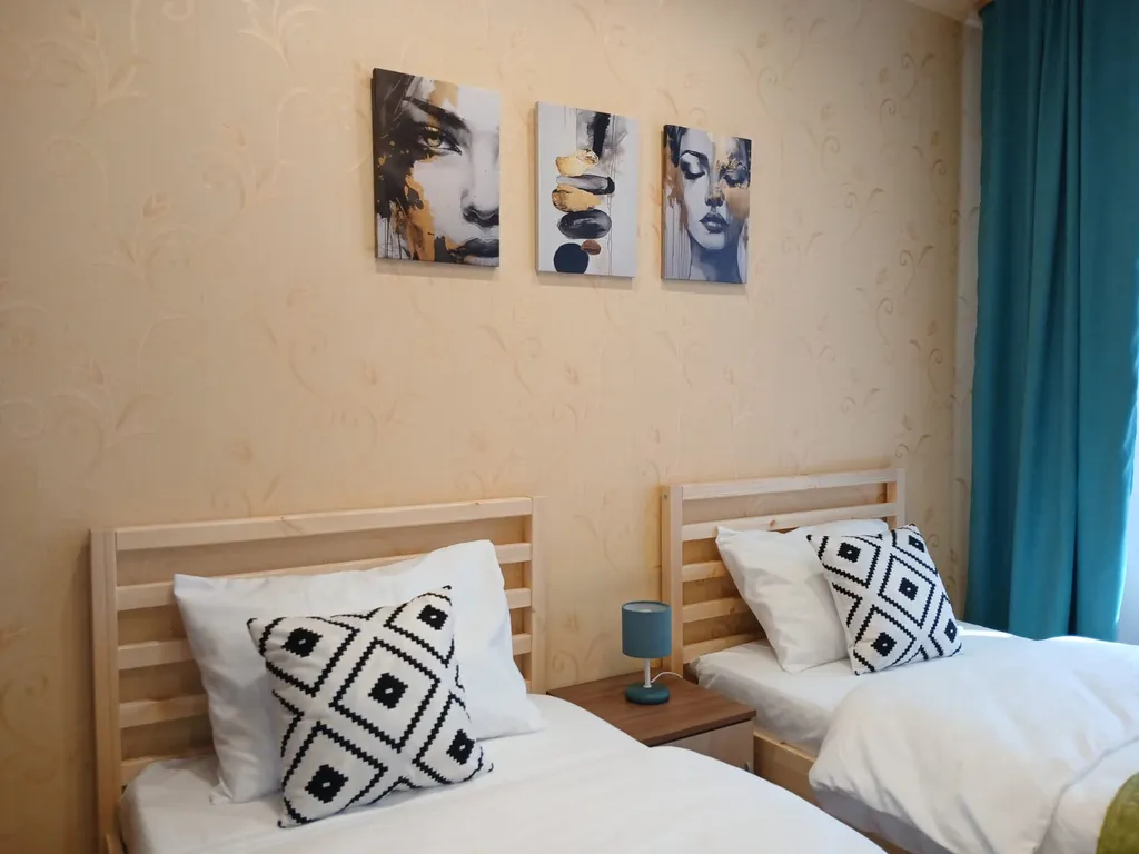 Стильная двухкомнатная квартира в центре города