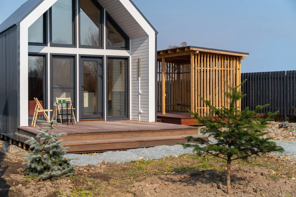 Fanza House - домик с сауной, чаном, камином, проектором и беседкой