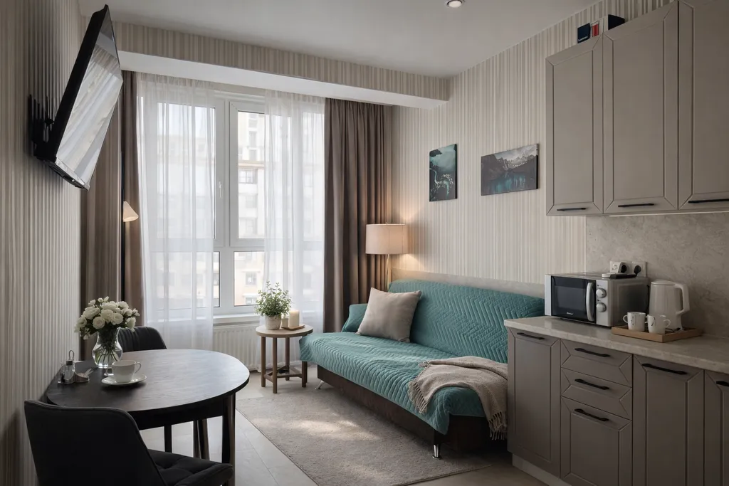 Квартира Уютная квартира ЖК Жигулина роща — Мирное