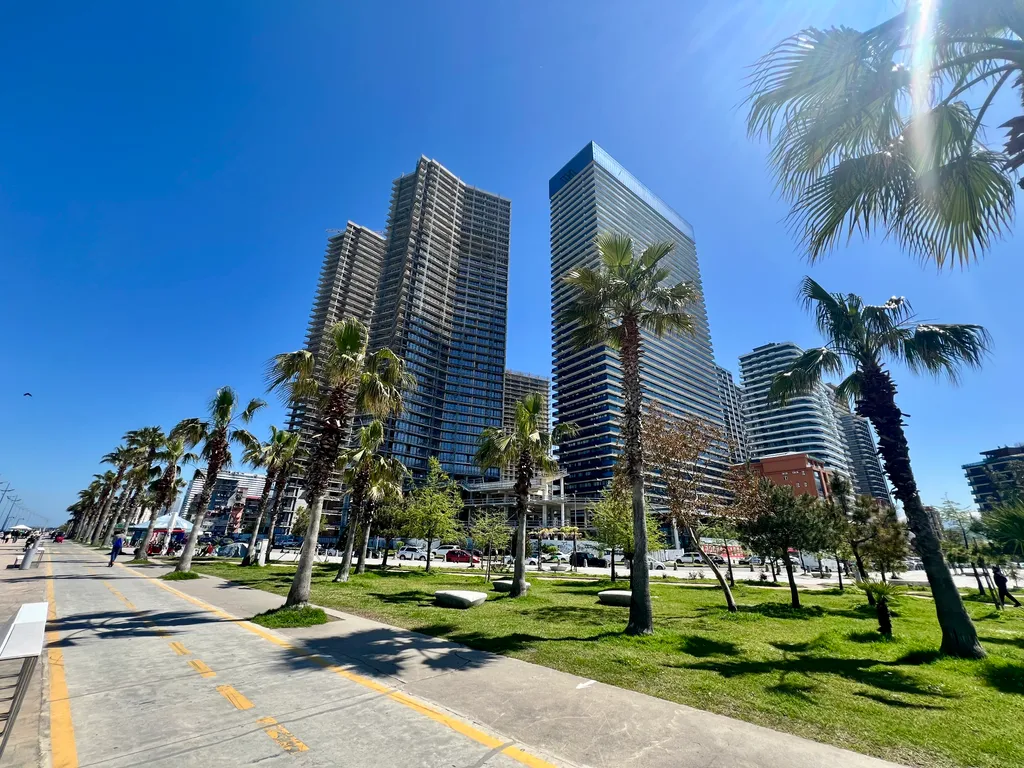 Orbi Beach Tower №507, море, парк, небоскреб