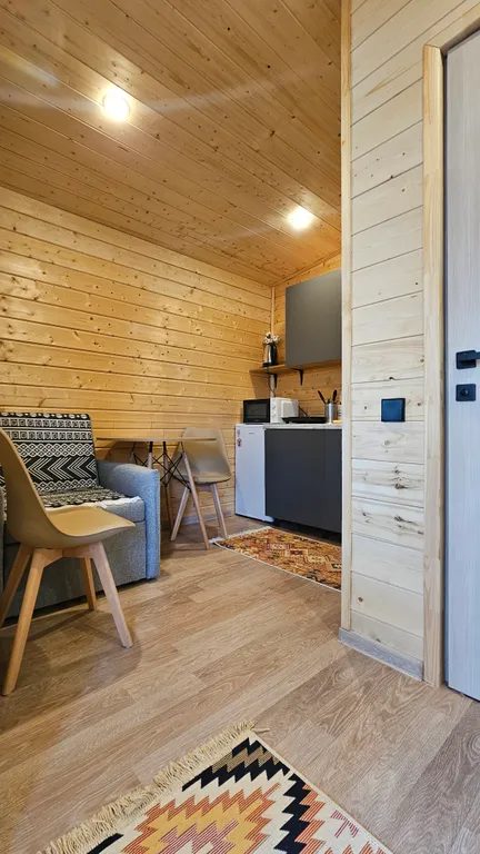 Уютный домик в горах с тёплым бассейном и баней