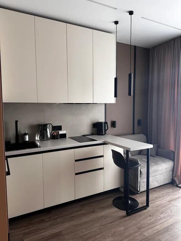 Стильная квартира-студия с эксклюзивными предложениями для проживания