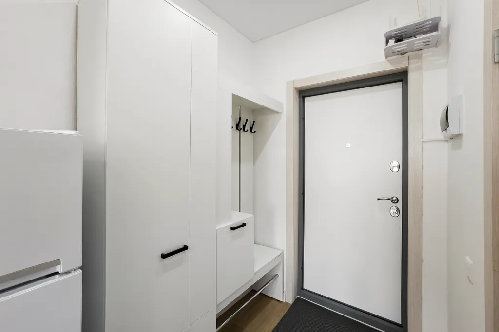 Студия на 24 этаже с панорамным видом на реку в ЖК Аквамарин