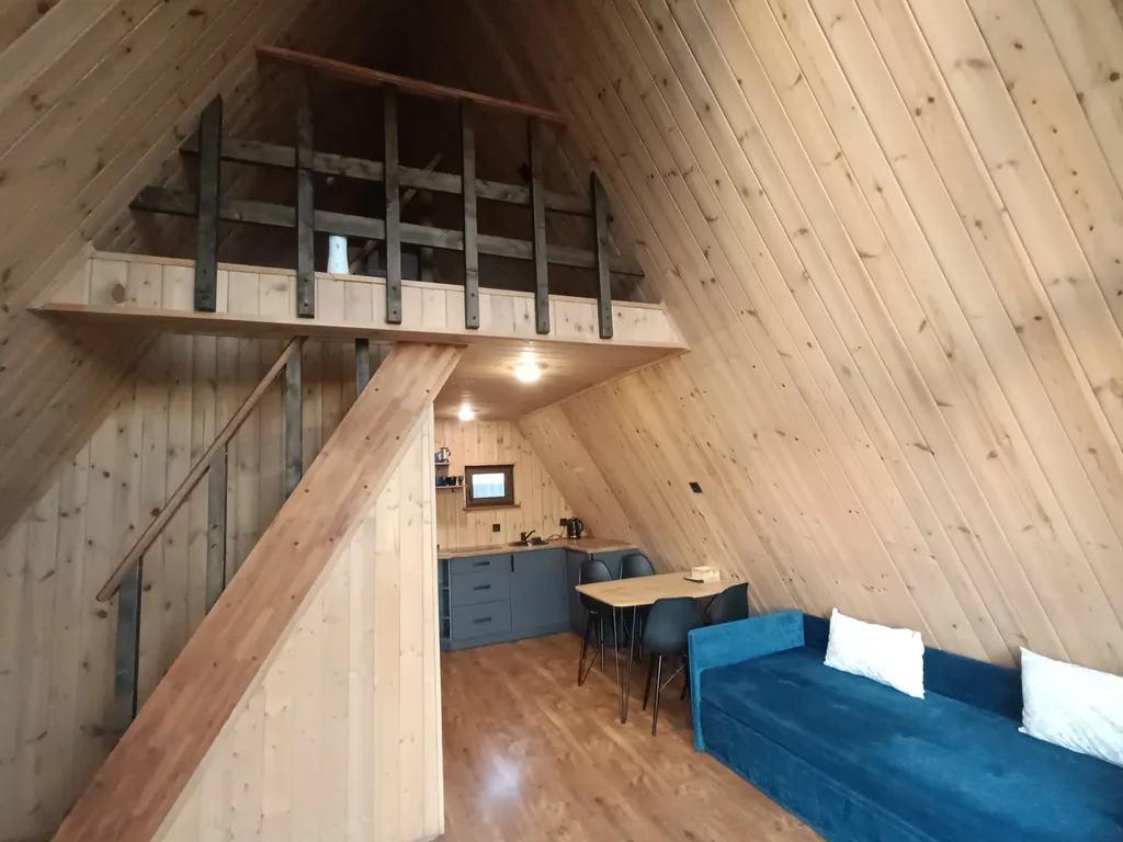 Aframe kmv дом с тёплым джакузи