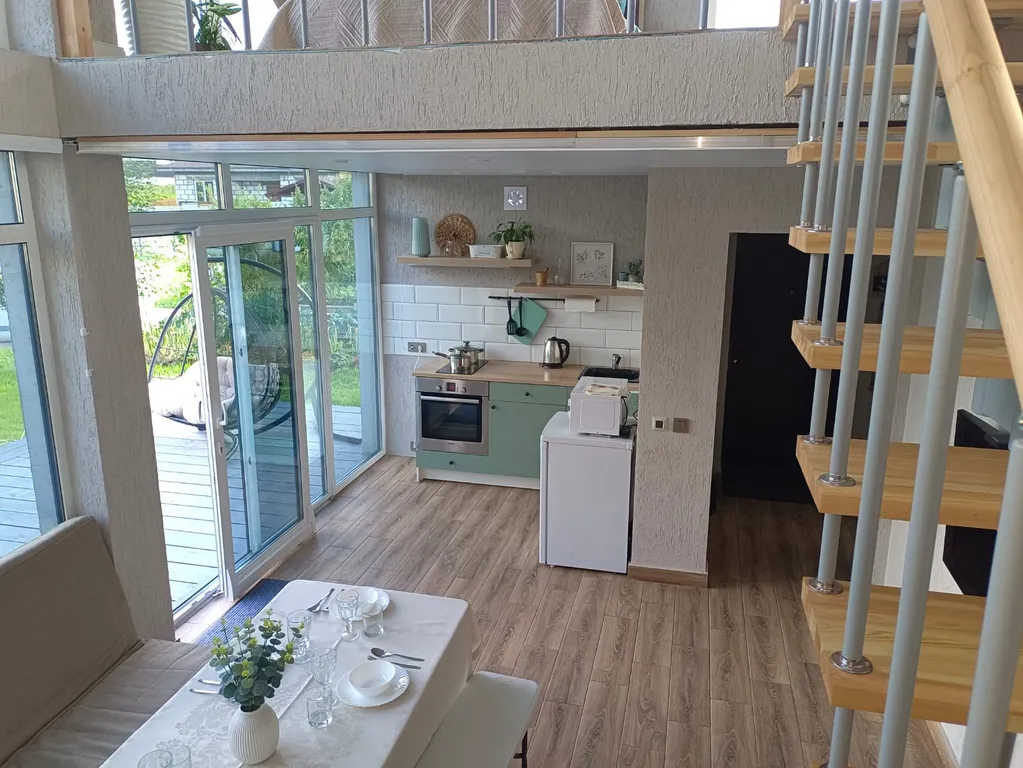 Загородный дом с баней на дровах