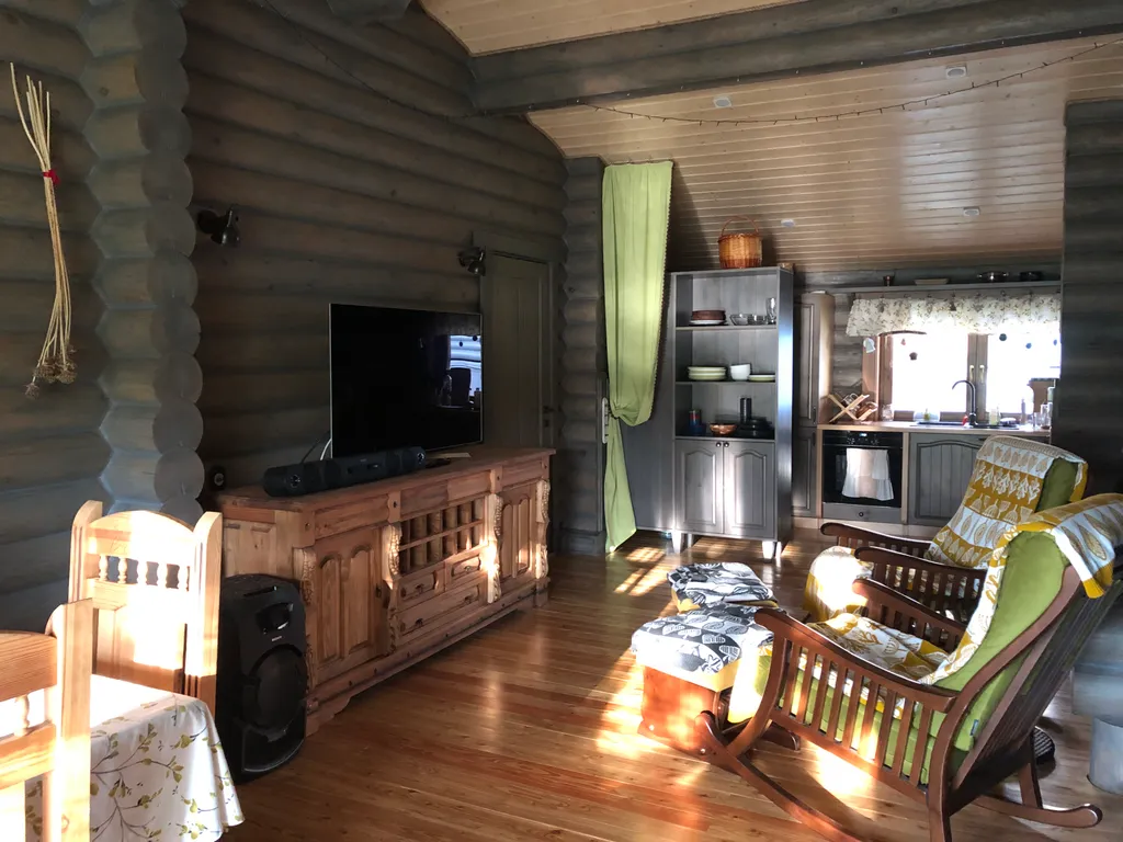 Шале в Карелии с баней на берегу озера