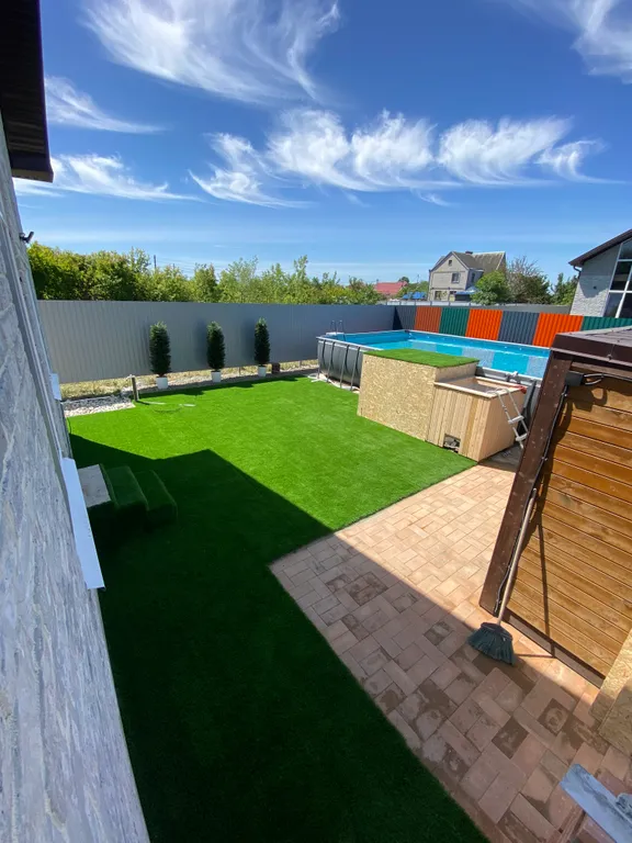 Коттедж Дом с бассейном и баней — Старокорсунская