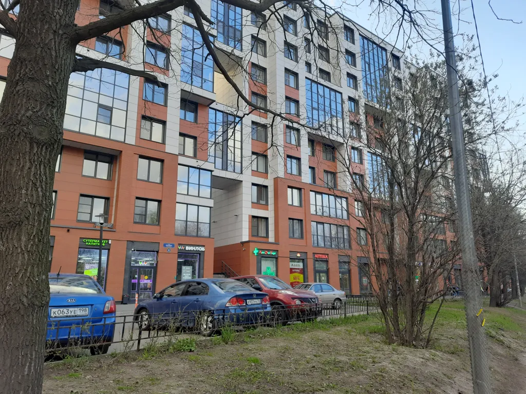 Квартира Квартира Светлая студия в новом доме недалеко от центра города — Санкт-Петербург