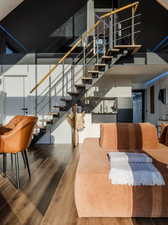 Дом Барн премиум класса с уникальным видом на горы и реку Сок