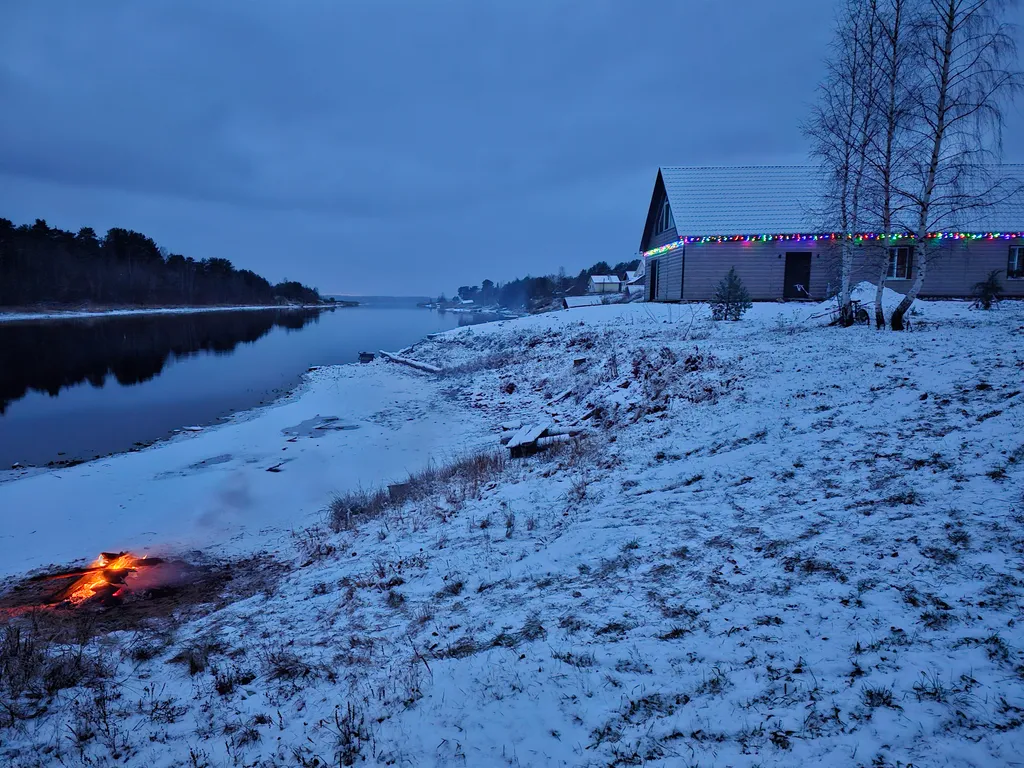 Апартамент с видом на залив Ладожского озера