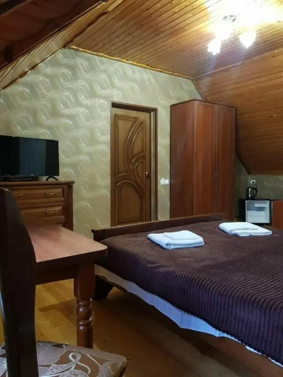 Семейная  деревянная, мансардная студия