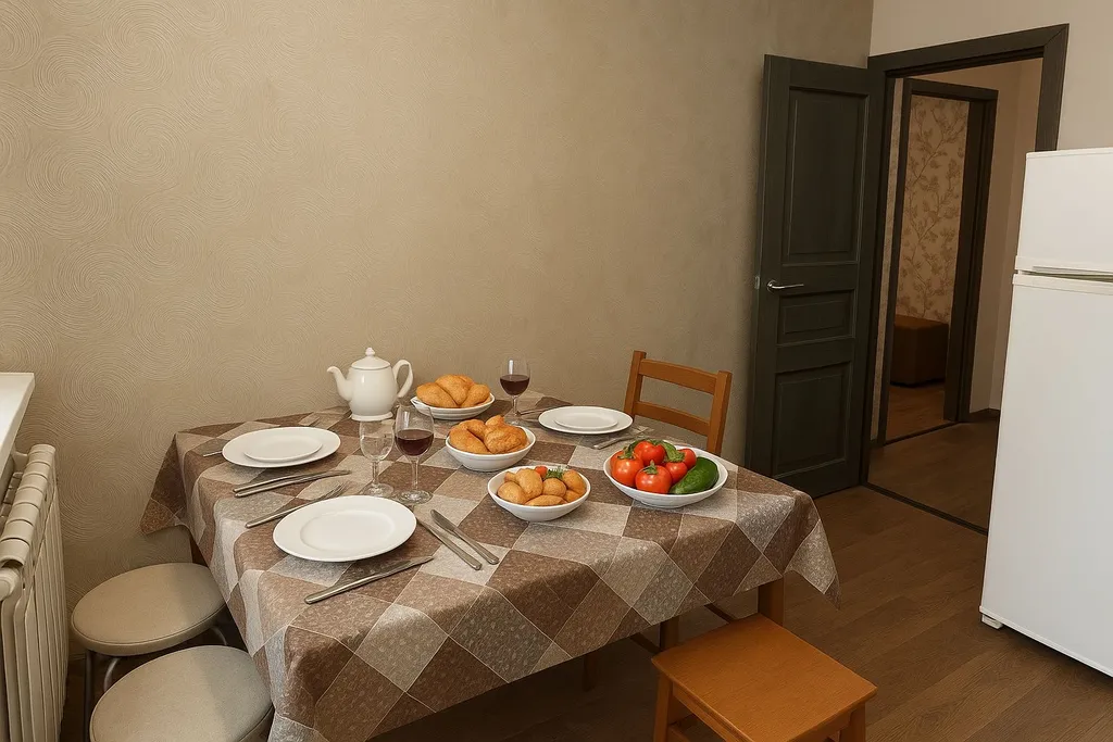 Уютная квартира. Дарим комплемент от компании V-GOSTI!