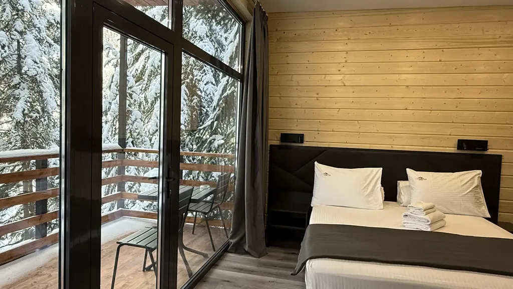 Дом Трио 17 с шикарным видом на реку Архыз