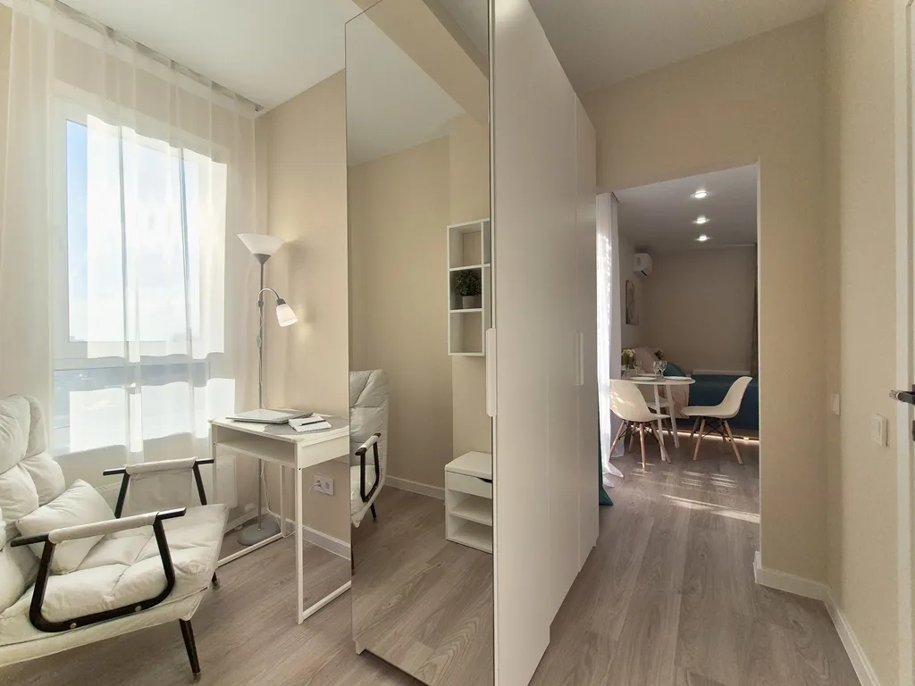 Квартира с двумя балконами и потрясающими закатами