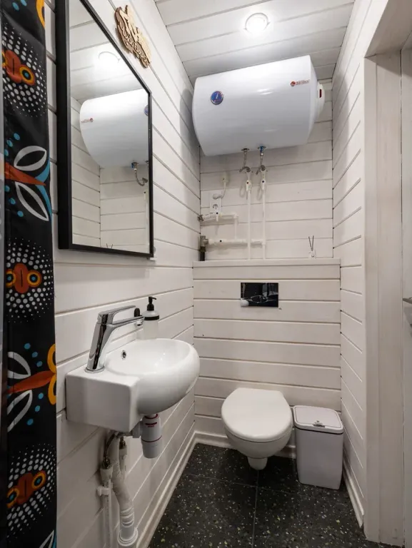 Дизайнерский загородный дом на Финском заливе с баней и купелью