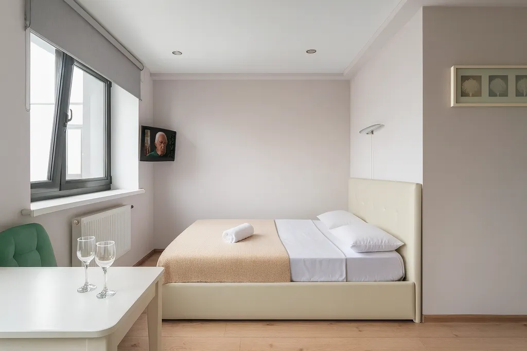 Уютная студия в башне Красный Кит