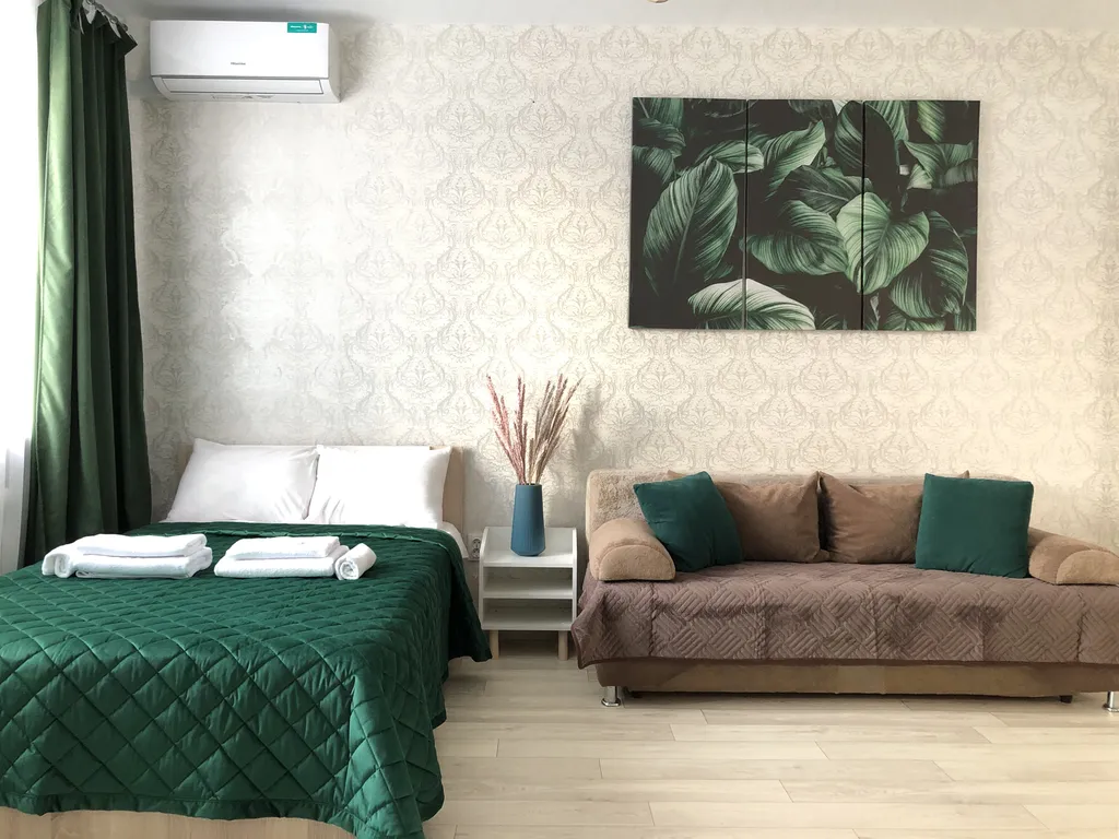 У залива, закрытый двор, кондиционер, гостиничный сервис, бесконтактно