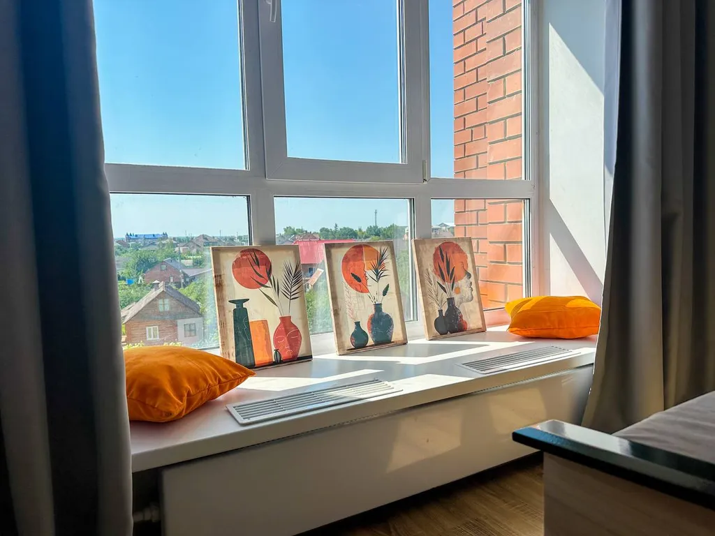 Стильная однокомнатная квартира рядом с Волгой