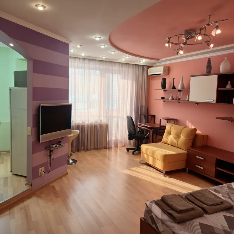 Квартира Яркая студия Aday Aparts в центре Курска — аренда посуточно в Курск