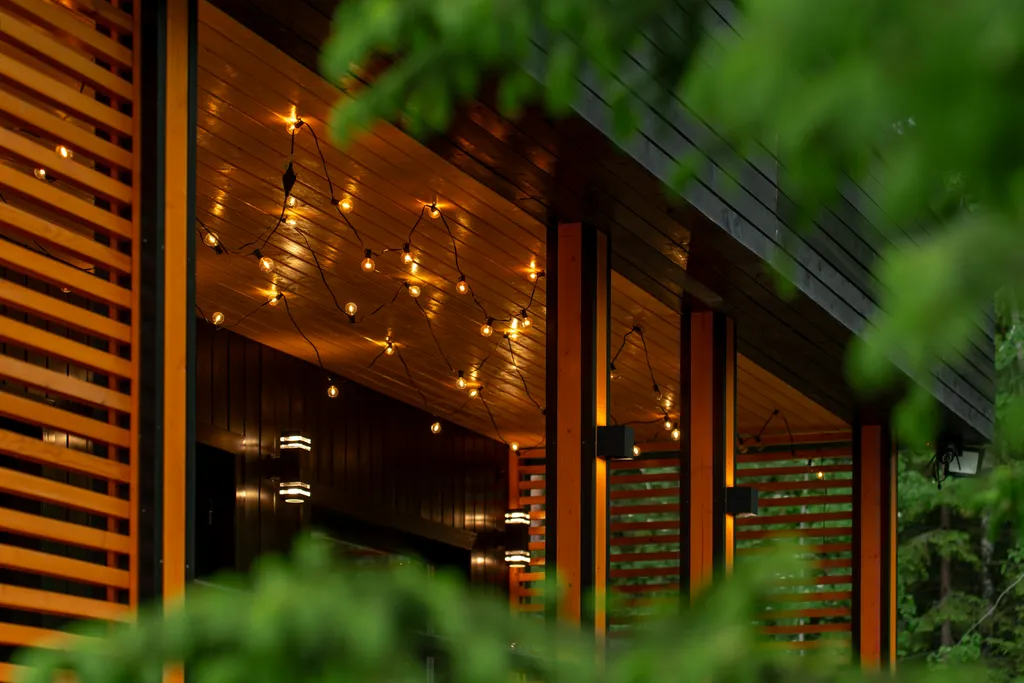 Коттедж в сосновом лесу с сауной