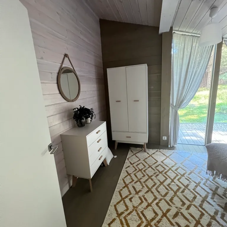 Коттедж Дубль дома с панорамными окнами на сосны — Семеновское