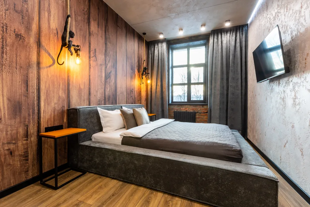 Luxury apartment in loft style