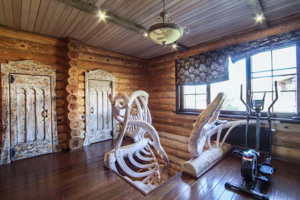 Шале с бассейном и видом на озеро