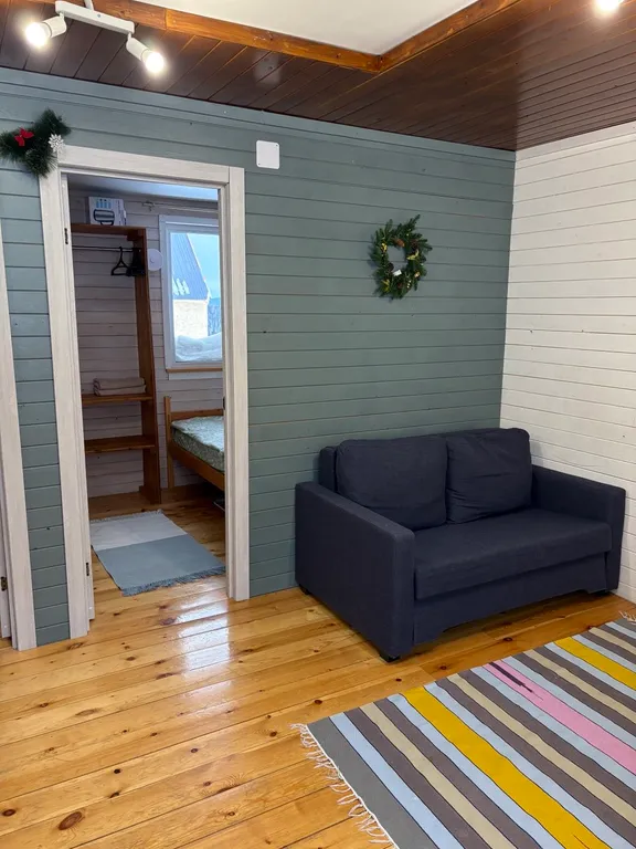 Коттедж Дом для отдыха с террасой и с двумя спальнями — Шерегеш