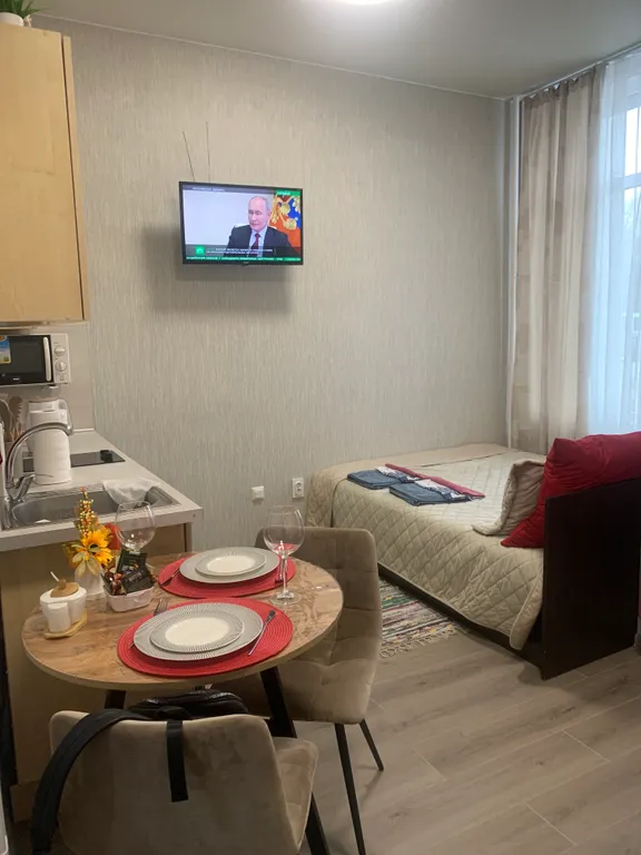Уютная квартира-студия не далеко от центра города