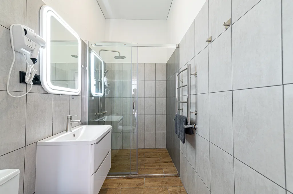 Квартира Квартира Семейный люкс4 с террасой,двором,мангальной зоной и парковкой — Дюрсо