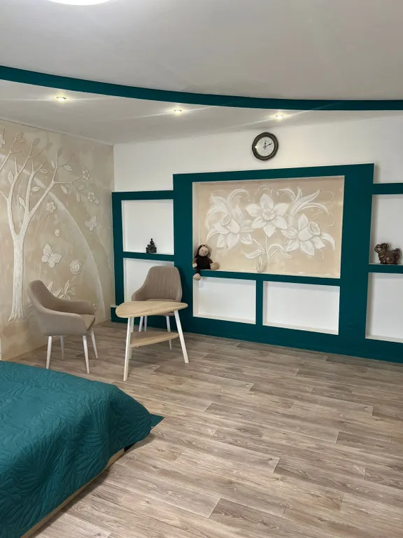 Апартаменты с видом на озеро и горы