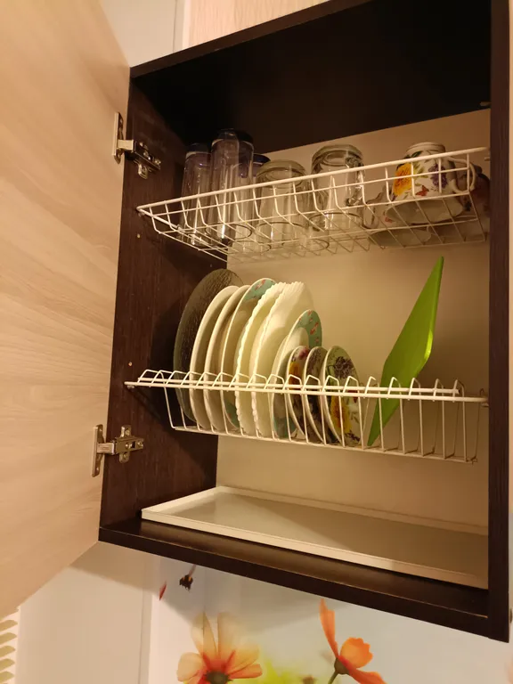 Студия с видом на сквер