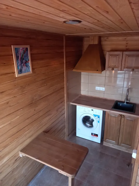 Коттедж Мини-коттедж 18м2 в стиле эко для двоих — Евпатория