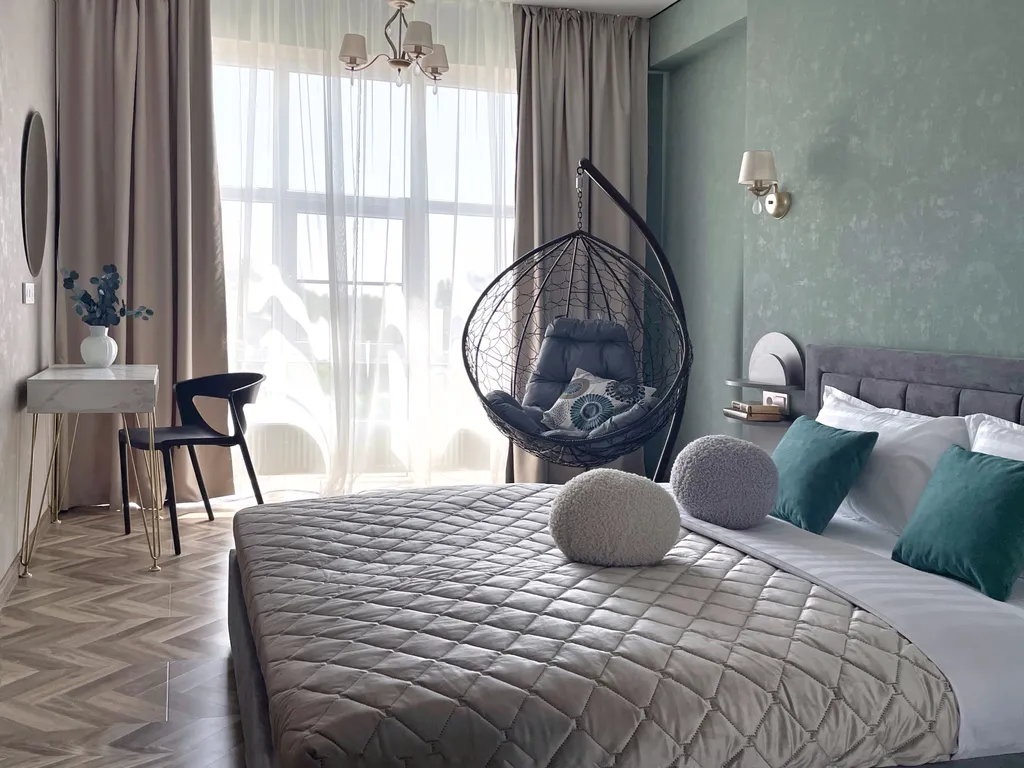 Сирень с видом на центр Пятигорска