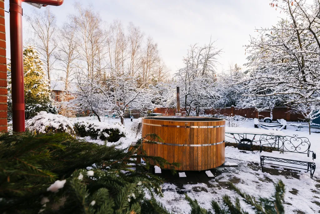 Дом на пруду с камином и караоке