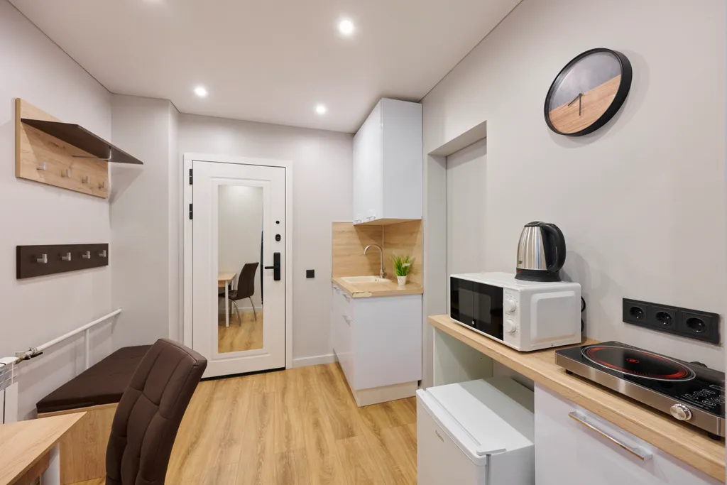 Квартира Квартира Уютная новая студия у метро — Москва