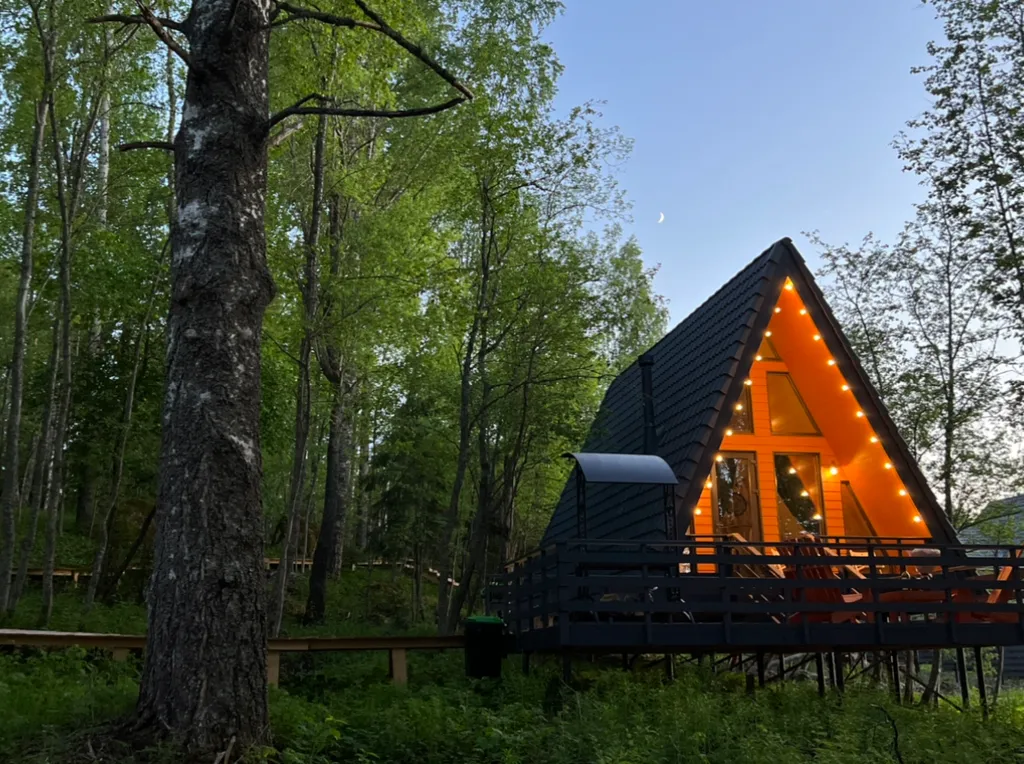 Коттедж Коттедж с видом на озеро — Глубокое (Каменногорское г/п)