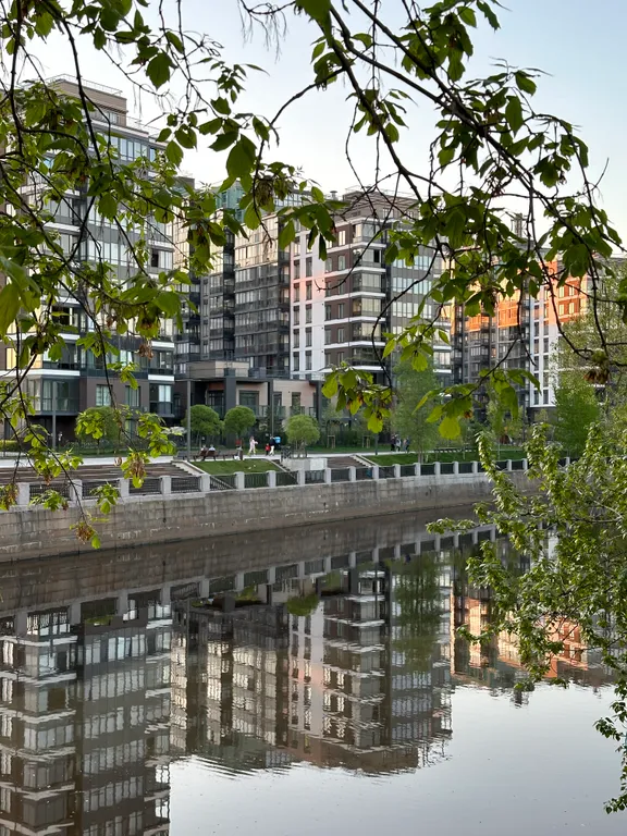 Квартира Апартаменты на берегу реки Охта — Санкт-Петербург