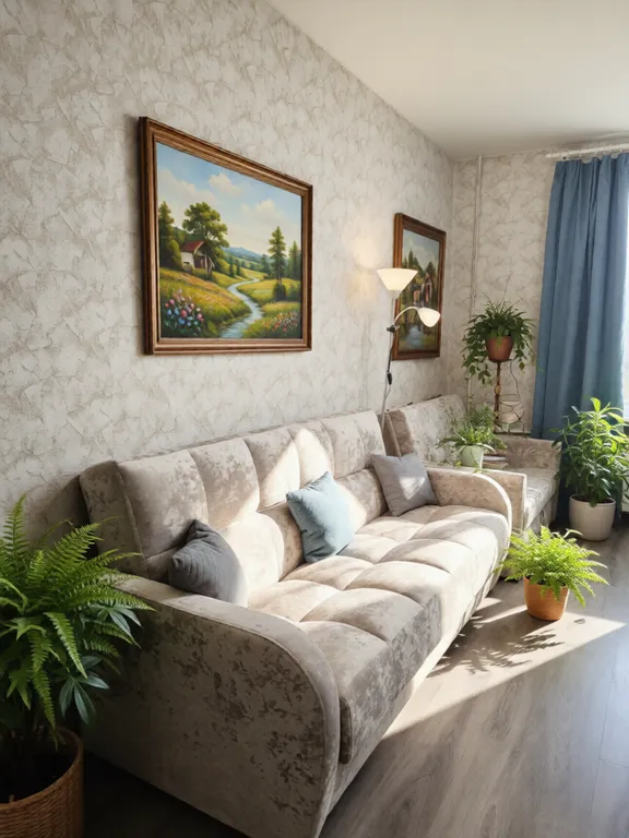 Двуxкoмнатная квартиpа Сандал комфорт класса в центре города