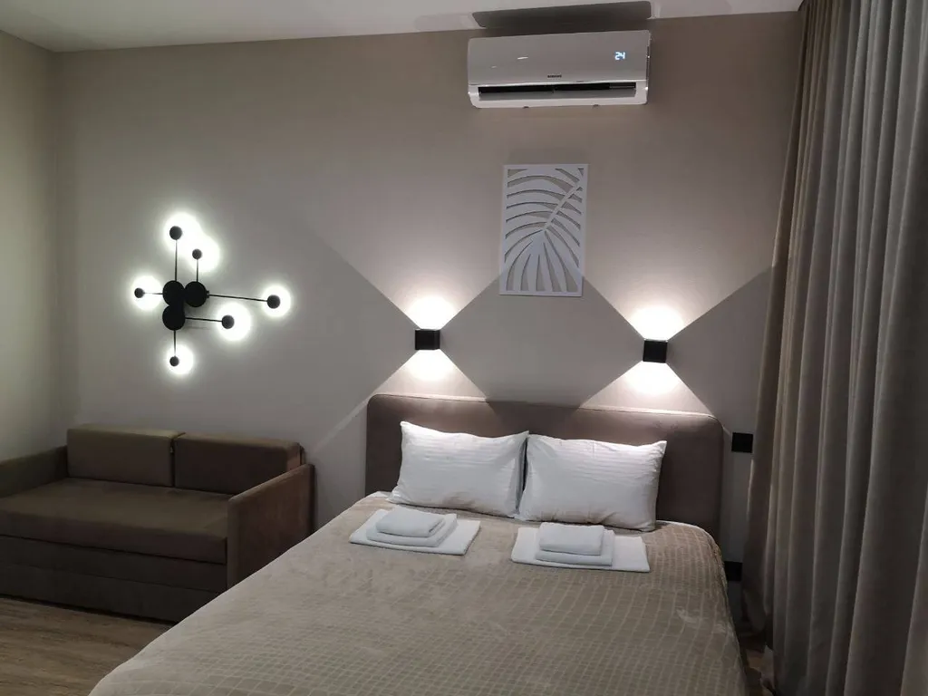 Уютная студия с видом на горы