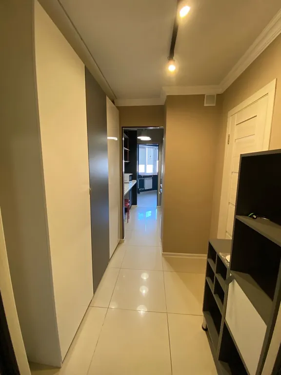 Студия с дизайнерским ремонтом