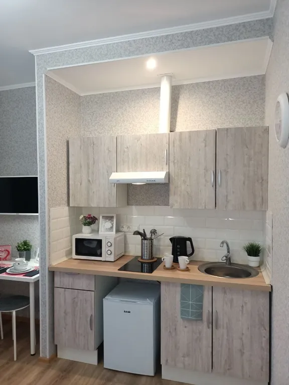 Квартира Квартира Уютная студия у метро Варшавская, Каширская — Москва