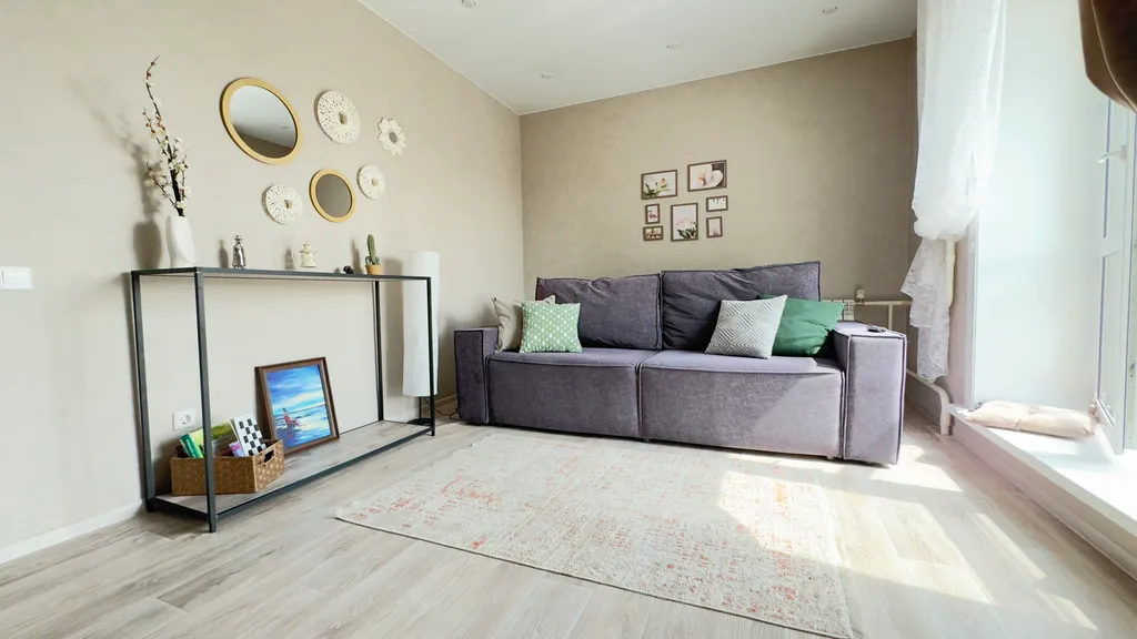 Солнечные апартаменты с видом на город